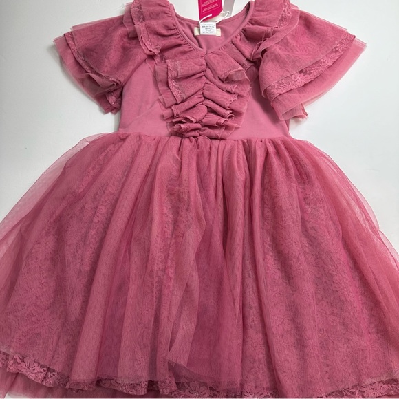 New! Taylor Joelle pink August tulle dress - Picture 2 of 6